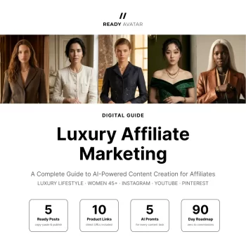 Luxury Affiliate Marketing — AI-Powered Guide with 5 Ready Posts & 90-Day Roadmap